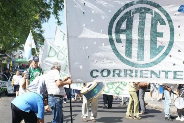 Corrientes: Jornada de protesta de ATE incluirá corte de calle frente al INVICO