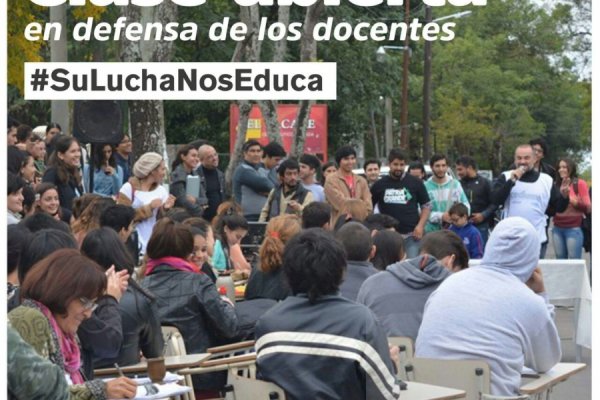 Corrientes: estudiantes de secundaria dictarán una clase pública en apoyo a la lucha docente