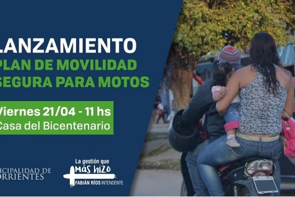 Capital: presentarán el Plan de Movilidad Segura para Motos