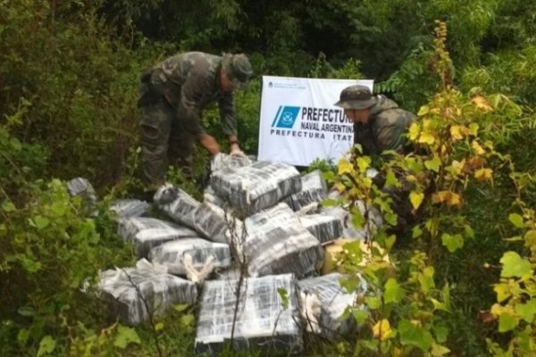 Corrientes: Prefectura Naval secuestró más de media tonelada de marihuana en Itatí