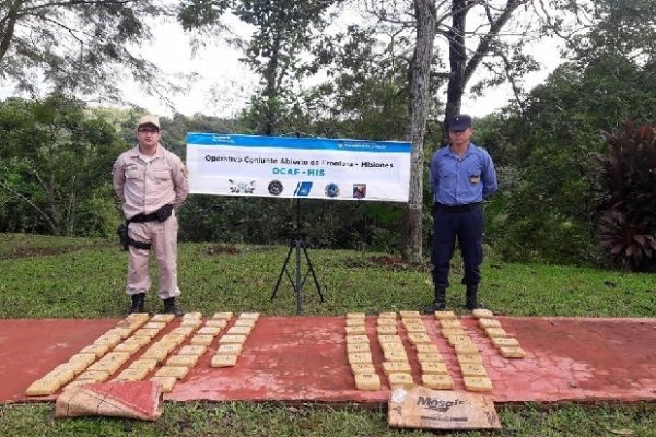 Incautan más de 46 kg de marihuana en bolsas de abono y semillas