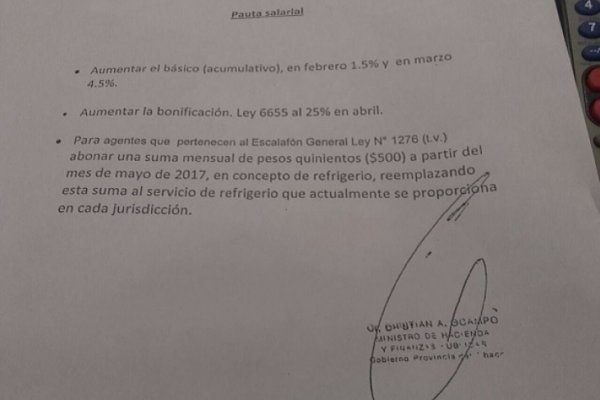 La plata está, falta el presupuesto