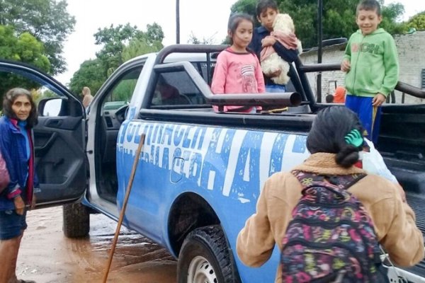 Capital: Bajó la cantidad de familias evacuadas y ahora son 110 alojadas en 7 centros