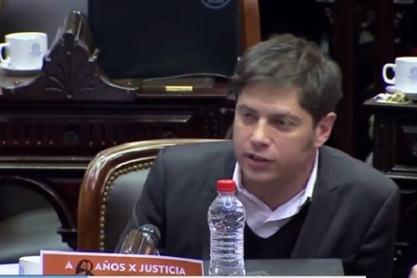 Kicillof, categórico: Macri y sus ministros son extorsionadores