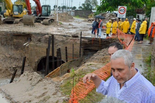 Ríos controló el funcionamiento de canales y estaciones de bombeo