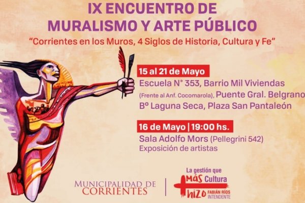 La Comuna prepara el IX Encuentro de Muralismo y Arte Público