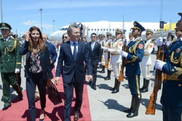 Macri llegó a Beijing y estará cinco días en China