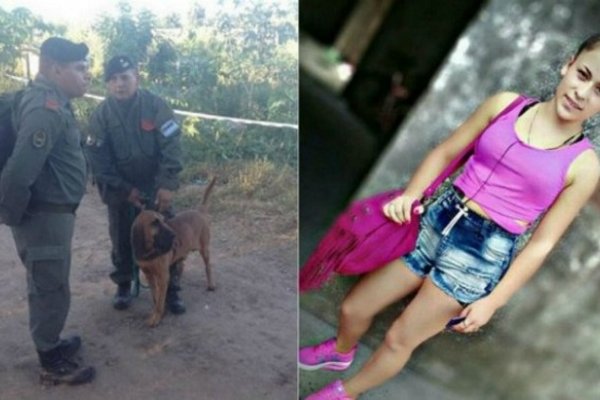 Uno de los perros que busca a Daiana halló ropa con manchas de sangre en el río Salí