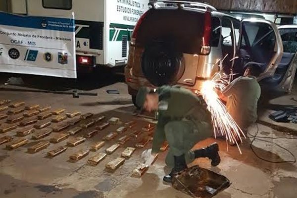 Detienen a un paraguayo con más de 50 kilos de marihuana