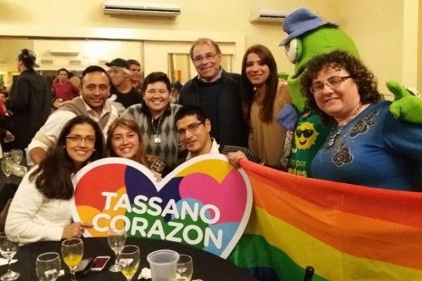 Tassano acompañó a la comunidad LGBTIQ y se comprometió a fortalecer sus derechos