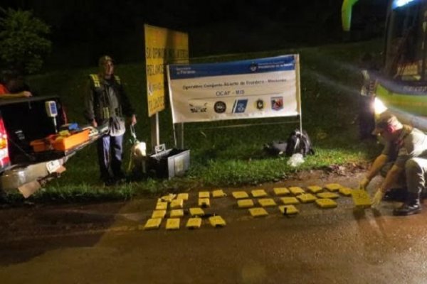 Misiones: Gendarmería secuestró más de 28 kilos de marihuana