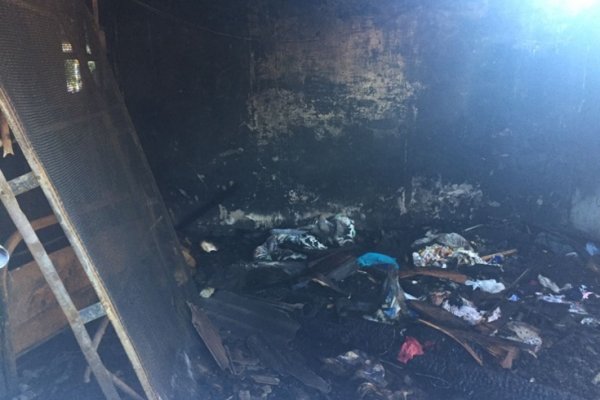 Incendio de vivienda con pérdidas totales