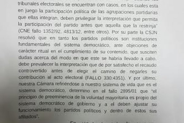 Corrientes: Rechazaron una acción de nulidad de la Convención del Partido Liberal