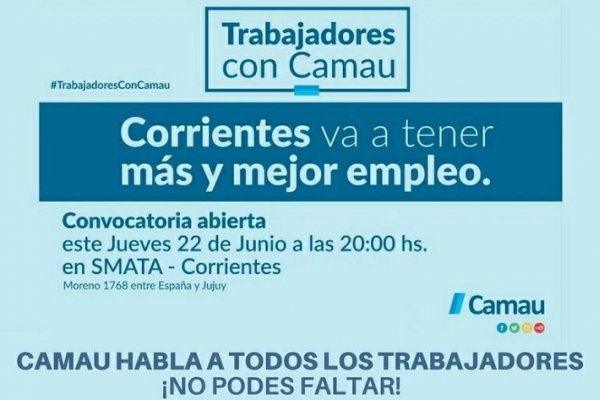 Lanzan el espacio pluralista Trabajadores con Camau