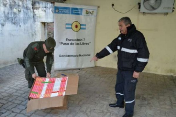 Gendarmería incautó mercadería valuada en más de 100 mil pesos