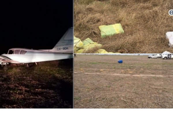 Secuestran 450 kilos de marihuana que eran transportados en una avioneta