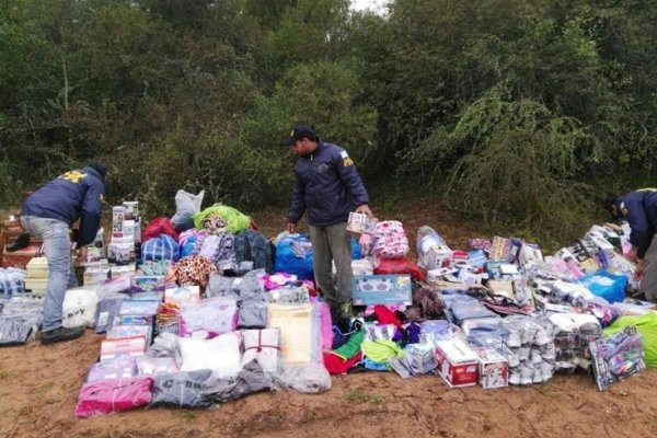 La Policía Federal incautó 300.000 pesos en productos de contrabando