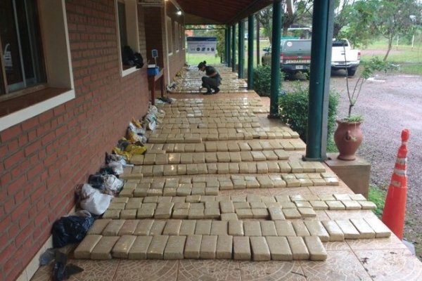 Una banda narco que operaba en Corrientes y Chaco cayó con más de una tonelada de droga