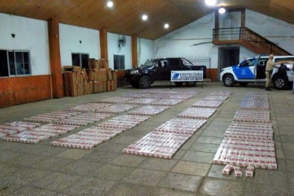 Contrabando en Corrientes: Secuestran 1.503 cartones de cigarrillos sin aval aduanero