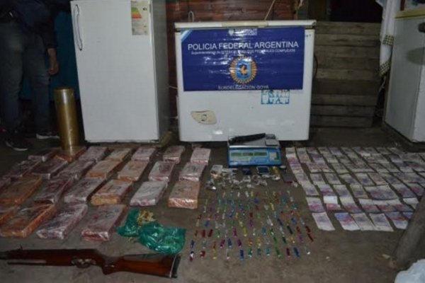 Desbaratan kiosko narco en Corrientes: Hay cuatro detenidos