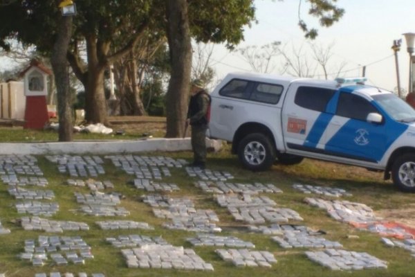 Incautaron más de una tonelada de marihuana en Formosa