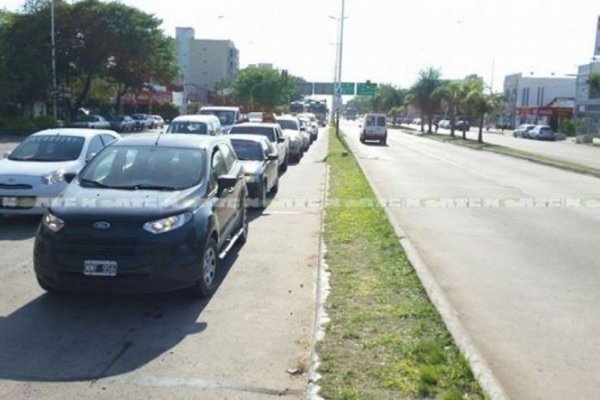 Choque múltiple sobre avenida 3 de Abiril