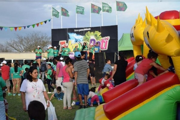 El Tekové Potí abrió las vacaciones de invierno en el Barrio Quintana