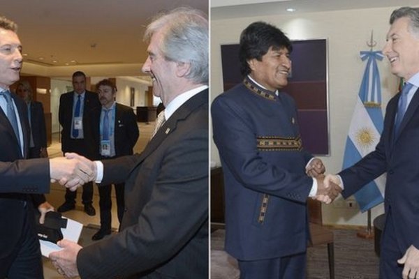 Tabaré Vázquez y Evo Morales presionan a Mauricio Macri para evitar que el Mercosur expulse a Venezuela