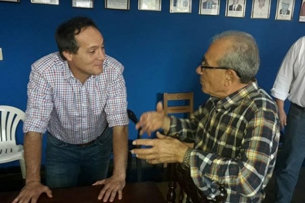 Camau Espínola se reunió con Omar Herrero, intendente de Saladas