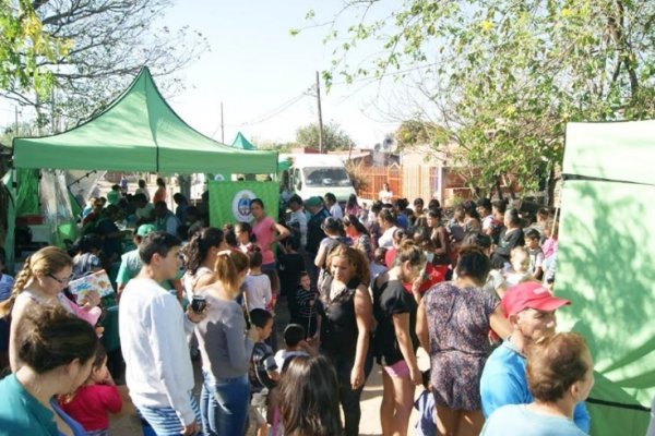 Salud Pública realizó un operativo en el barrio La Chola