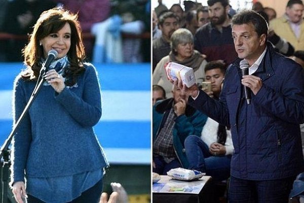 Cristina y Massa ya suman hasta 64% de intención de voto en Provincia