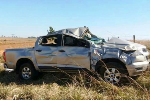 Candidato a intendente protagonizó un grave accidente