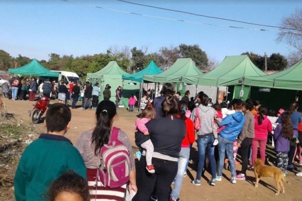 Salud realizó un operativo integral en el barrio Lomas del Mirador