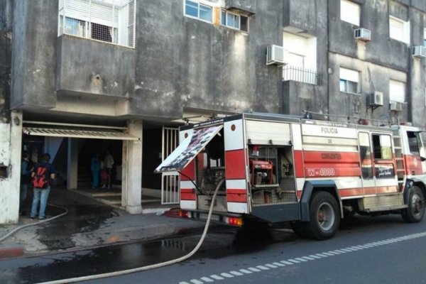 Capital: Se incendió un edificio en la zona del microcentro