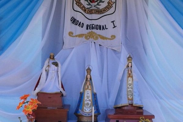 San Luis y la Virgen de Itatí visitaron la Unidad Regional I