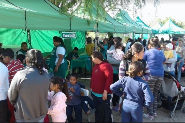 Salud realizó un operativo integral en el barrio Río Paraná