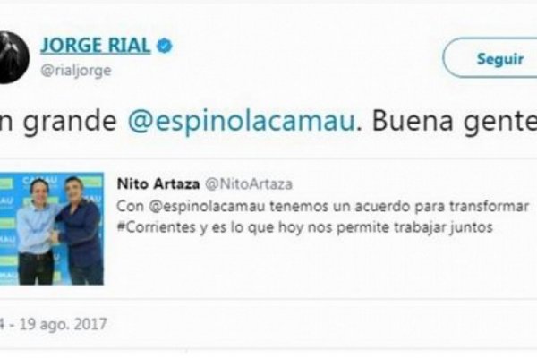 Nito suma apoyo en el mundo del espectáculo a su candidatura