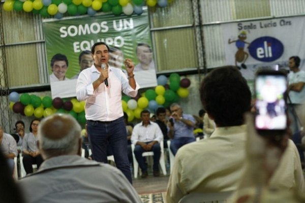 Valdés en actos por San Roque, Santa Lucía y Gobernador Martínez