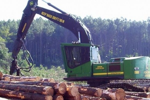 La Nación bajó el arancel para importar máquinas forestales