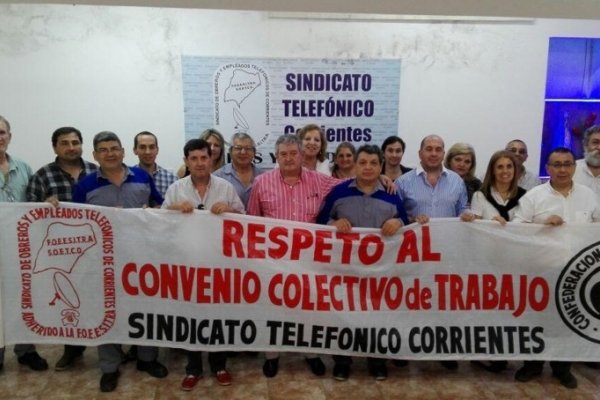 Telefónicos piden respeto del Convenio Colectivo de Trabajo