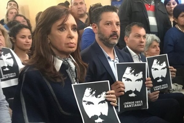 Cristina Kirchner participó de una misa por Santiago Maldonado