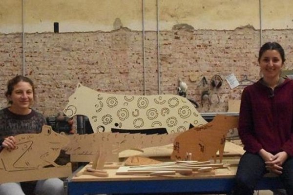 Diseñadoras correntinas fabricaron animales autóctonos en madera para el museo Bonpland