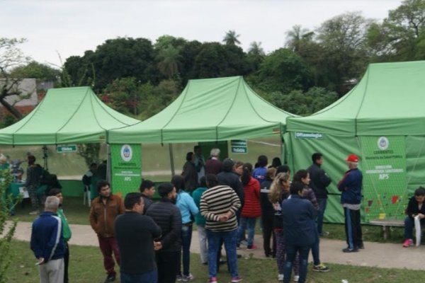 Operativo sanitario en el barrio Guadalupe