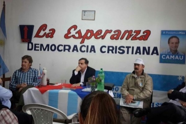 Brügge estuvo en Corrientes y se reunió con dirigentes de la Democracia Cristiana