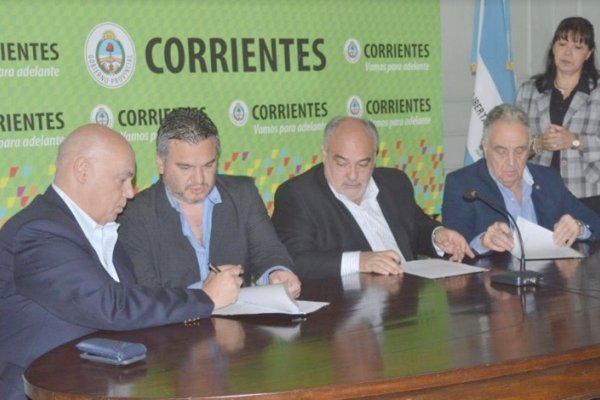 Corrientes: Se firmó el contrato para la instalación de paneles solares en Paraje Malvinas