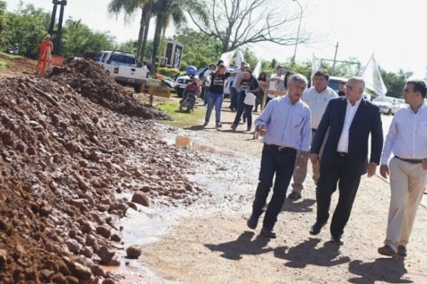 Plan Belgrano: Vignolo recorrió obras en Santo Tomé