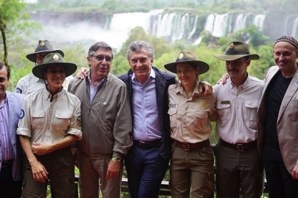 Macri encabezó los festejos por el Día del Guardaparque en el  Parque Nacional Iguazú