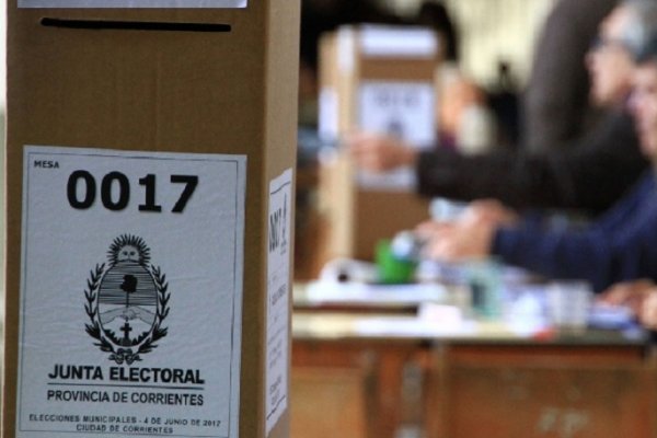 Corrientes registró la segunda menor participación de votantes a nivel país