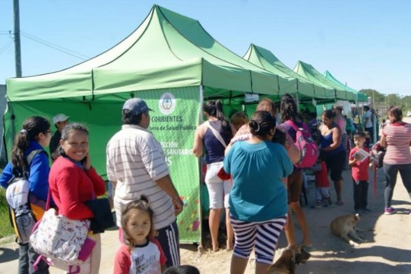 Se realizó un operativo integral en el barrio Santa Rita