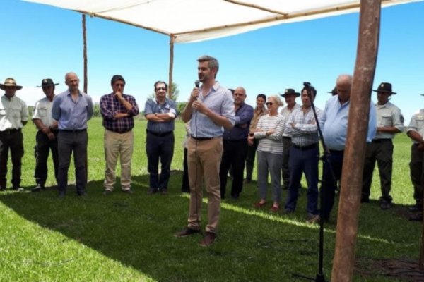 Con la presencia de Peña, se concretó la donación del segundo núcleo del Parque Nacional Iberá